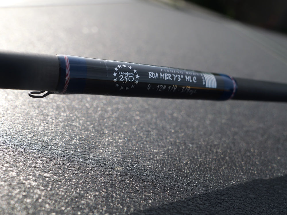 250th Anniversary - Bois D' Arc 7'3" ML-Bass Casting Rod